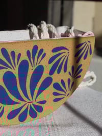 Image 1 of 'VERA AZUL' Hanging Ceramic Luna Planter