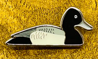 Image 2 of Lesser Scaup - No.90 - UK Birding Pins - Enamel Pin Badge