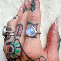 Image 1 of Art Deco Moonstone Ring