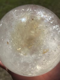 Image 5 of Large Calcite Sphere With Rainbows #2828