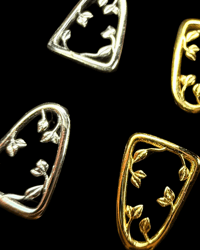 Image 2 of Viney Window Frame| 18k Gold Vine Window Frame| Gold Vine Window Frame- naGEMs Original