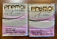 Premo! Clay White Gold Glitter 2oz