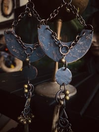 Image 5 of Copper and bone earrings 