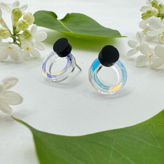 Image of Náušnice LouLou duhové