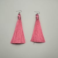 Image 2 of Long tassle earrings (light edition)