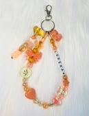 Image 2 of Cute Orange Name Personalized Keychain