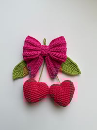 Image 1 of Cherry keychain/car dangle 