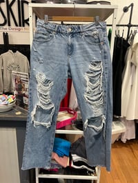 Image 1 of Garage distressed denim jeans 