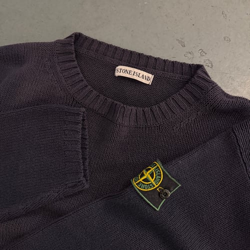 Image of SS 1999 Stone Island Knitted Sweatshirt, size large