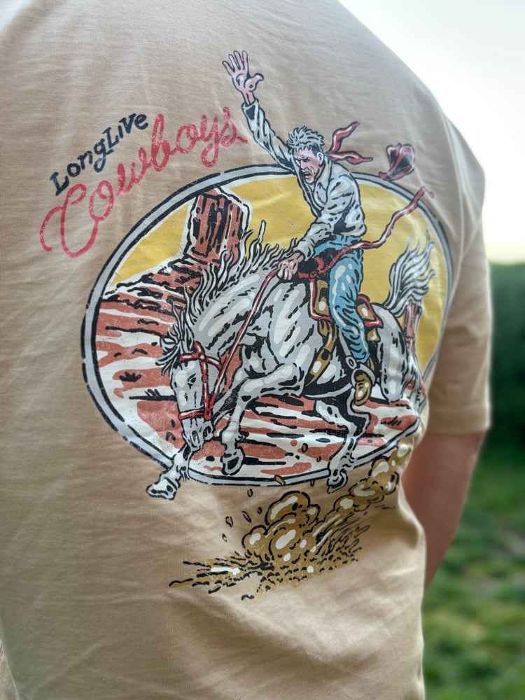 Image of Men’s long live cowboys heavyweight boxy tee 