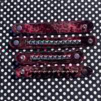 RED LEOPARD BRACELETS
