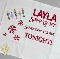 Image 2 of Santa’s on his way Pillowcase