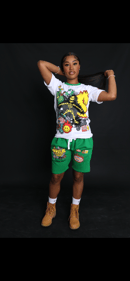 Image 2 of Green/ White Set