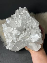 Image 4 of Grey Phantom Quartz Points Cluster #2244