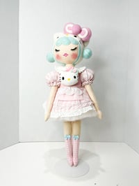 Image 4 of RESRVED FOR AMANDINE Medium Art Doll Hello Kitty Mint 
