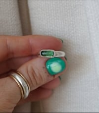Image 2 of Dark Green Tourmaline Ring