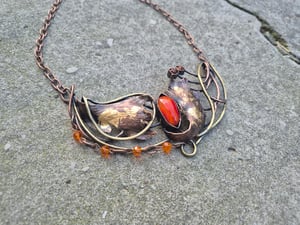 Fire  necklace 