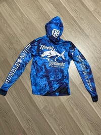 Image 2 of Blue Humble Screamahz longsleeve hoodie shirt 