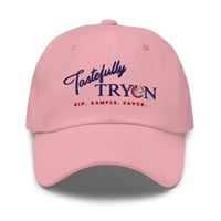 Image 5 of Tastefully Tryon Hat: Sip. Sample. Savor. (Light Colors)