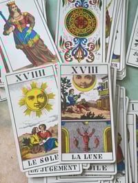 Image 8 of Tarot de Besançon de la fabrique de cartes Muller & Cie, Suisse, 1970. Rare!