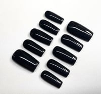 Image 1 of Noir Foundation Glossy Black Press-On Nails