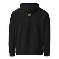 Image 4 of Black Cargo -  Contemporary Urban Art Apparel for the Woke - Graffiti - Unisex eco raglan hoodie