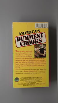 Image 2 of America's Dumbest Crooks (2 Tape) 
