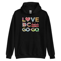Image 1 of LOVE DC GOGO POSTER PRINT HOODIE (3 color options)