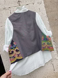 Image 4 of Chaleco feito a man. FOLIADA75. Talla unica