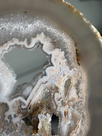 Image 2 of THIN DRUZY AGATE SLICES -BRAZIL-