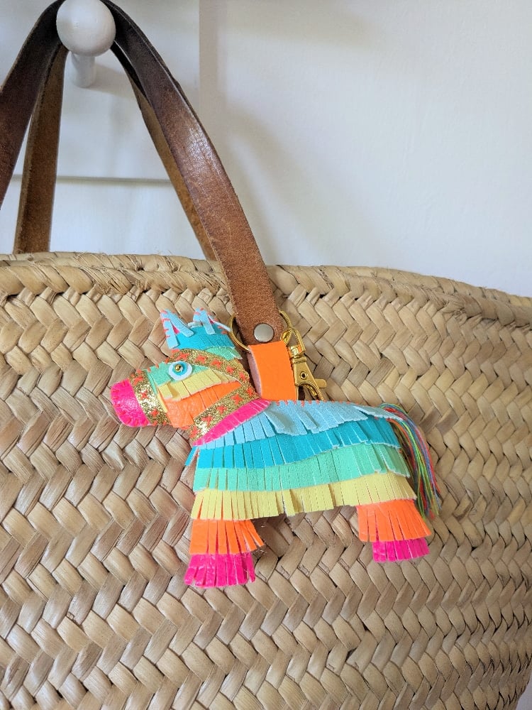 Image of Llama Pinata Bag Charm