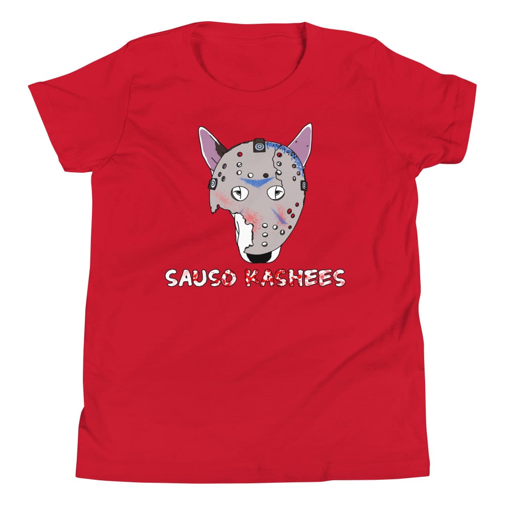 Image of SAUSO KASHEES YOUTH SHORT SLEEVE / BLUE