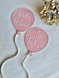 Image 4 of Baby Announcement Balloons 