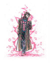 Image 1 of Gambit 11x14 X-Men Signed Print