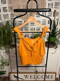 Image 1 of NWT ruffle strap tank