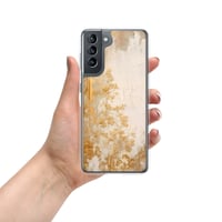 Image 17 of White and Gold Tattered Texture Goth Lolita Kawaii Baroque Clear Case for Samsung®