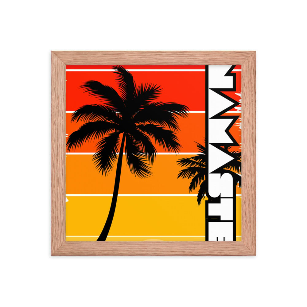 ZEN EXP - “NAMASTE” Framed photo paper poster