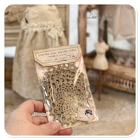 Image 2 of Vintage style Coffee Beige doily trim 8 cm wide 