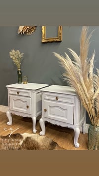 Image 2 of UNPAINTED French bedside table. Available in any colour 