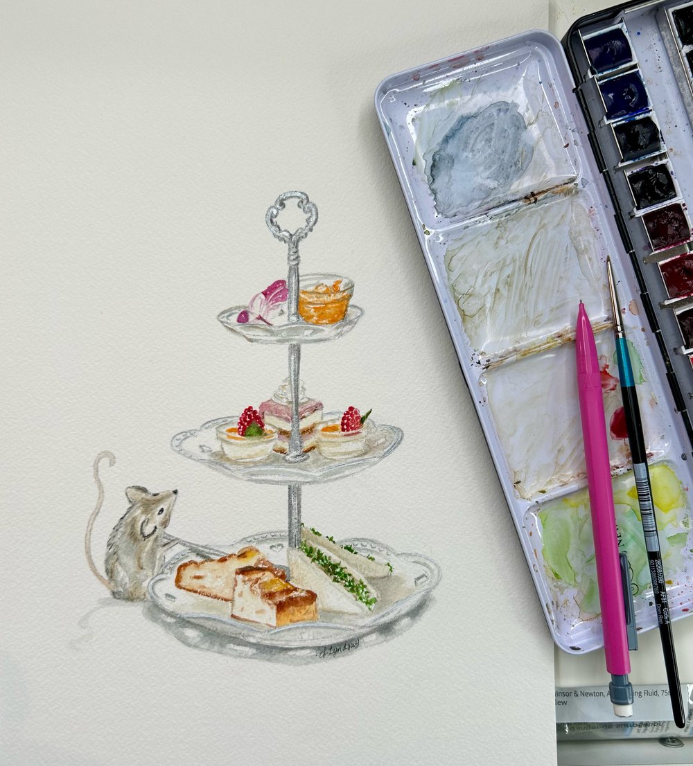 Image of Afternoon Tea Mouse Prints