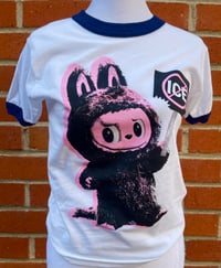 Labubu NAVY Blue Ringer Tee - YOUTH