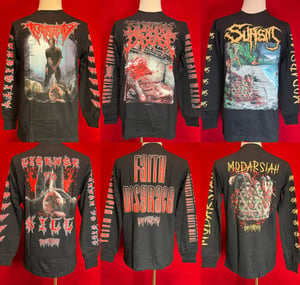 Image of Officially Licensed Turbidity/Guttural Disease/Sufism Cover Art Short/Long Sleeves Shirts!!