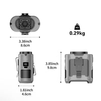 Image 8 of 10,000mAh Portable Waist Fan/Power Bank/LED FLashlight