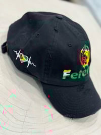 Image 5 of Guyana 🇬🇾 Feteran vintage dad hat w/side heartbeat 