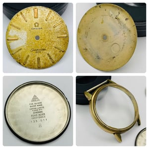 Image of Vintage Omega seamaster 600 gents watch Case/Dial,gold plated,used, ref#(om-06)