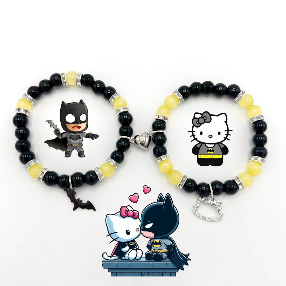 Hello Kitty Spiderman Matching Couple Bracelets, Friendship Bracelets,  Couple Bracelets 