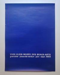 Yves Klein, "Beaux Arts de Grenoble". 