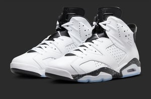 Image of Retro Jordan 6 “White & Black”