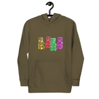 Image 1 of Hoodie (don't be A gummy bear Christian)