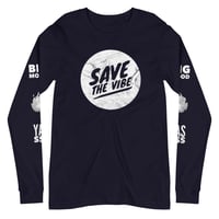 Image 2 of Save the Vibe Long Sleeve Unisex Tee